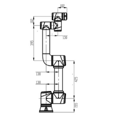 Cobot Robot Hitbot Z-Arm S922 For Food And Beverage Industry Automation As 6 Axis Robotic Arm