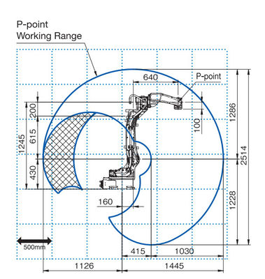 Industrial Robot FD-B6 With 6KG Payload Robot Arm And Other ARC Welders DM350 As Welding Machine