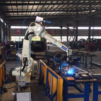 6 Axis Automatic Welding Robot OTC FD-B6 With DM350 Mig Welding Machine