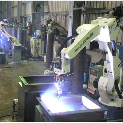 6 Axis Automatic Welding Robot OTC FD-B6 With DM350 Mig Welding Machine