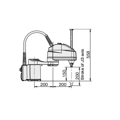Mini Robot SR-3iA Of 4 Aixs Industrial Manipulator As Scara Robot For Engine Assembly And Material Handling