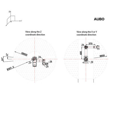 AUBO Largest Collaborative Robot Of AUBO I16 With 16KG Payload Manipulator For Dispensing And Engine Assembly