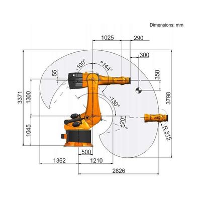 Laser Welding Robot KR 600 R2830 For Laser Welding As Other Welding Equipment
