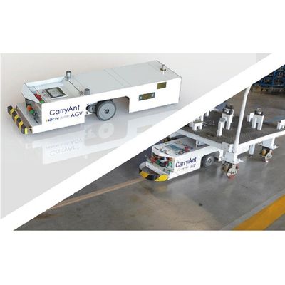 AGV Robot Of One-Way Low Height AGV-QRD1600 As Low Height AGV Used With Industrial Robot