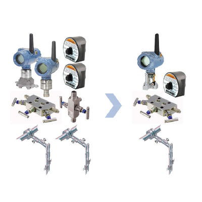 Emerson Pressure Transmitter Rose-Moun 3051S Wireless Differential Pressure Flow Transmitter Differential Pressure Trans