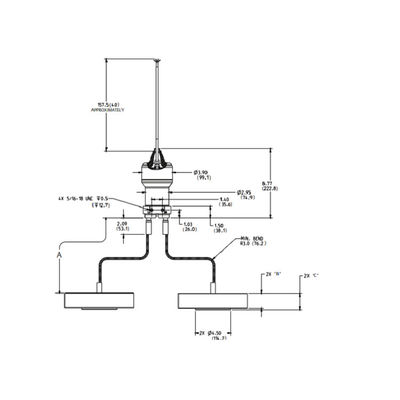 Rose-Mount 3251 Subsea Qualified Differential Pressure Transmitter With Rose-Mount Pressure Transmitter