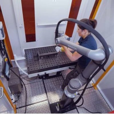 Welding Robot Arm Automation OMRON TM12 6 Axis Robotic Arm As Collaborative Robot