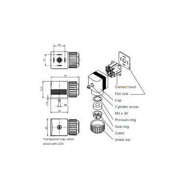 Type 6221 Piston Valve 2/2 Way Servo-Assisted As Solenoid Valve For High Pulsed And Compressed Air