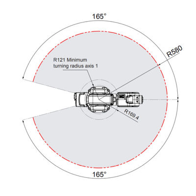 ABB IRB 120 6 Axis Industrial Robotic Arm For Flexible And Compact Production Industrial Robot Arm Payload 3 Kg