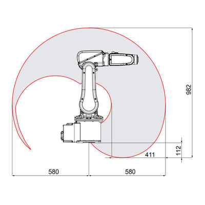 ABB IRB 120 6 Axis Industrial Robotic Arm For Flexible And Compact Production Industrial Robot Arm Payload 3 Kg