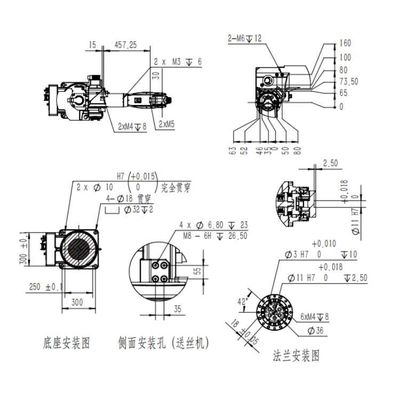 MIG Welding Robot Of Welding Robot TKB1400-6KG-1412mm Robotic Welding Machine
