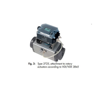 Samson 3725 Electropneumatic Positioner Of Valve Positioner As Valve Accessories With Valves