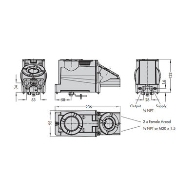 Samson Positioner 3731-3 With Feedback Of Electropneumatic Positioner As Valve Positioner Work With Valves