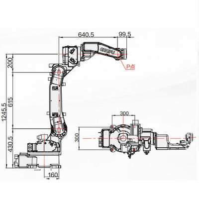 Automatic Welding Robot SF6-C1400 With Welding Torches As 6KG Payload 1440MM Reach As Welding Machine