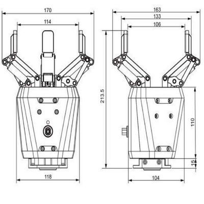 Collaborative Robotic Arm 6 Axis With Robot Gripper For Product Picking Robot As Cobot Robot