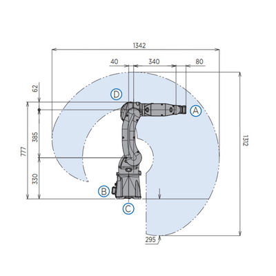 Yaskawa MOTOMAN-GP7 Industrial Robot Palletizer For Warehouse Picking Robot With Robot Arm 6 Axis