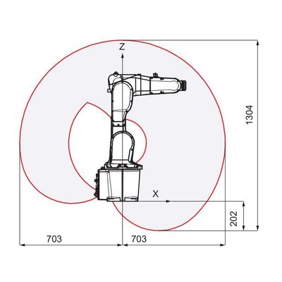 Cobot Industrial Robotic Arm IRB 1200-5/0.9 6 Axis Robot As Handling Robot