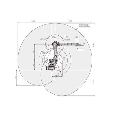 6 Axis Industrial Robotic Arm RS010L With CNGBS Gripper For Handling Automation As Industrial Robot