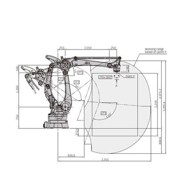 Cobot Industrial Robotic Arm 4 Axis CP500L For Palletizing As Industrial Robot