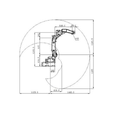 Automatic Welding Robot SF6-C1440 6 Axis Industrial Robotic Arm For Automation Welding Robot
