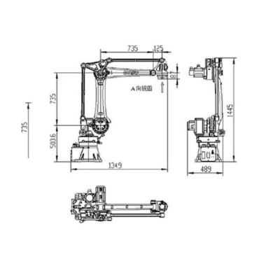 Cobot Industrial Robotic Arm SF25-K1760 25kg Payload For Handling Robot