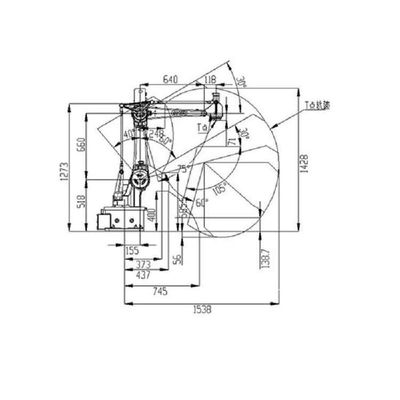 Handling Robot SF15-K1538 Industrial Robotic Arm 4 Axis As Industrial Robots