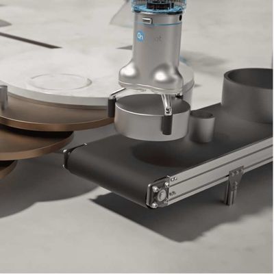 Robot Collaborative With 3FG15 Three Finger Flexible Gripper With Robotic Arm As Robot Gripper