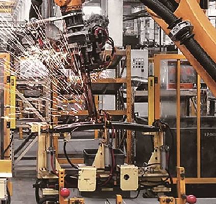 Welding Robot 6 Axis ER6-1600 Robotic Arm For Welding As Mig Welding Robot