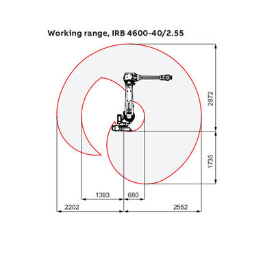 CNC Arm 6 Axis Robot IRB4600-40/2.55 As Robot Laser Welding Machine And Assembly Robot For Welding