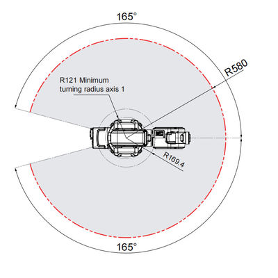 ABB IRB120 With 6 Axis Robot Arm With Payload 3kg Reach 580mm For Pick And Place As Assembly Machine