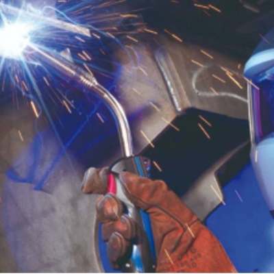 Air Cooled Mig Welding Torch MB EVO PRO 26 With Robot Arm For Welding Automation As Welding Torches