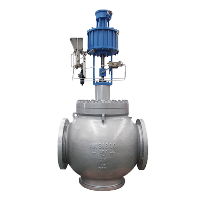 NPS1-20 Steel Flow Control Valve With Metso Neles ND9000 Valve Positioner