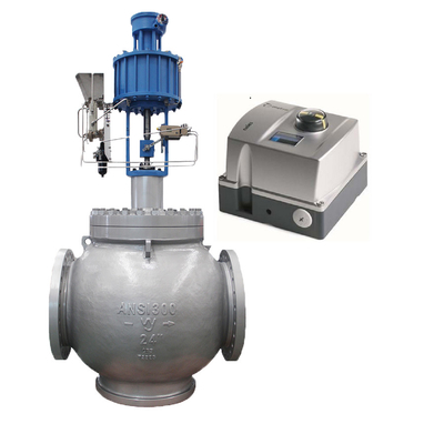 NPS1-20 Steel Flow Control Valve With Metso Neles ND9000 Valve Positioner