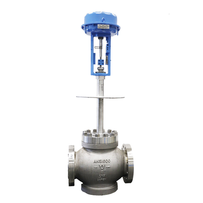 Low Temperature Pneumatic Flow Control Valve With Metso Neles Valve Positioner