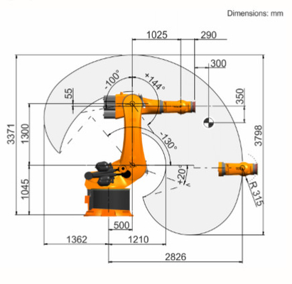 KR 360 R2830 universal robot and robot spray painting for kuka  industrial robot arm