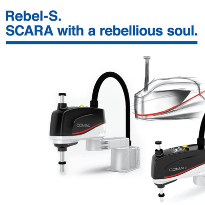 Pick And Place Robot Rebel-S6-0.45 With 4 Axis Robotic Arm Industrial For Assembly As Scara Robot