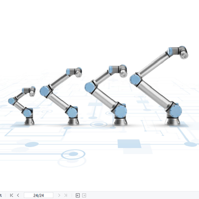 Ur3 Cobot Industrial Robotic Arm With RG6 Gripper Cognex Visual System