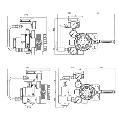 Smart Pneumatic Control Valve Positioner AVP300 With Fisher Valve