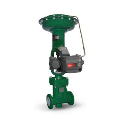Chinese Pneumatic Digital Control Valve with Fisher DVC6200 Valve Positioner With 67CFR Filter Regulator