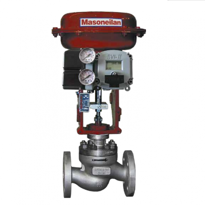 Pneumatic Control Valve With Masoneilan Pneumatic Smart Positioner SVI2