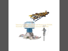 Natural gas valve skid system with Rosemount 3051SFA flowmeter and 2051 coplanar pressure transmitter