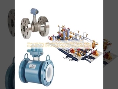 Valve switching skid with Rosemount 8800 Series Vortex Flowmeter and 8705 Flange Magnetic Flowmeter sensor