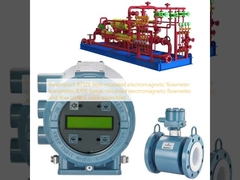 Rosemount 8732E field-mounted electromagnetic flowmeter transmitter, 8705 flange-mounted electromagnetic flowmeter, and flow control valve assemblies